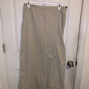 Patagonia maxi tan skirt